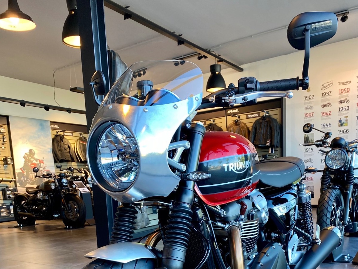 Speed Twin 1200 met kopkuip