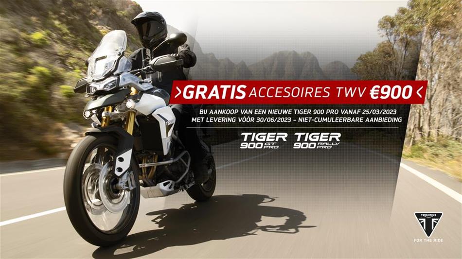 Tijdelijke actie Tiger 900