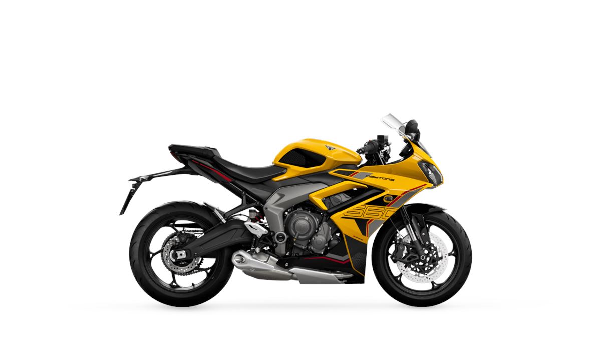 Daytona 660 Cosmic Yellow / Sapphire Black