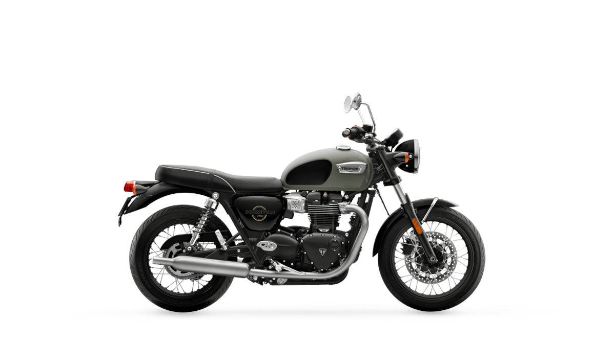 Bonneville T100 Stone Grey