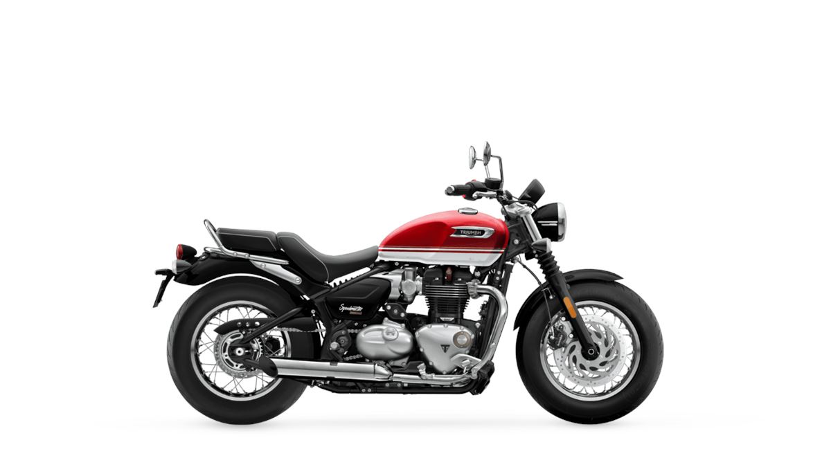 Bonneville Speedmaster Carnival Red / Crystal White