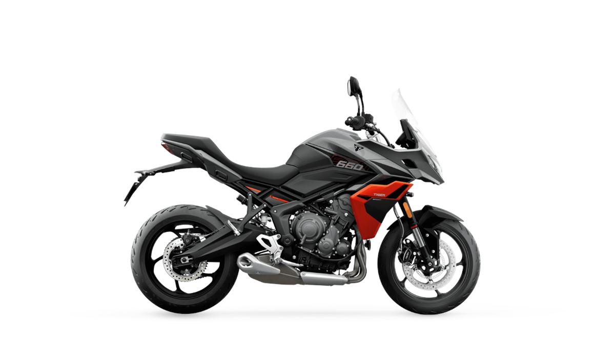 Tiger Sport 660 Silver Ice / Intense Orange