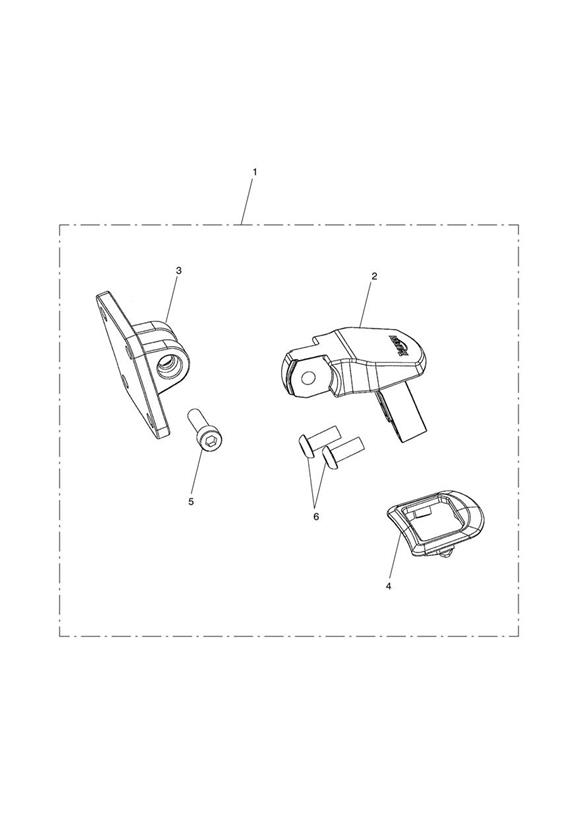 GPS Mount Kit TROPHY 1215 / SE A9828032