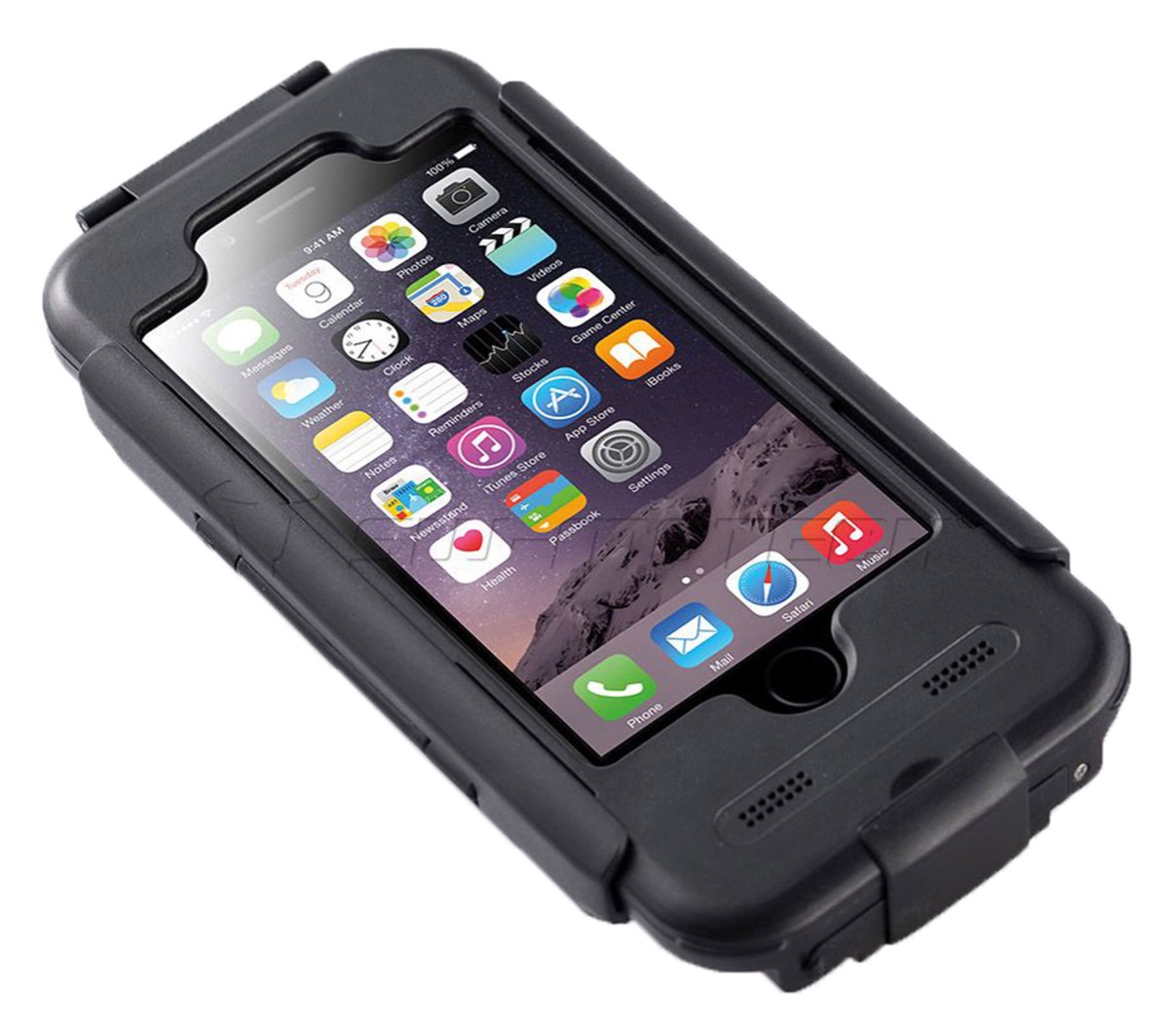 SW-MOTECH Hardcase for iPhone 5 / 5s, SE. Splashproof. Black. For GPS Mount
